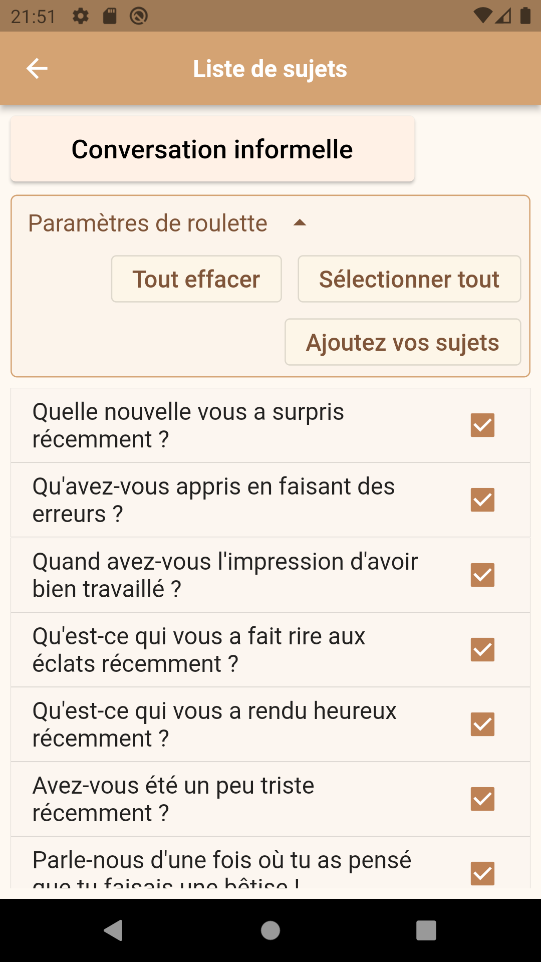 Sélection de Genre