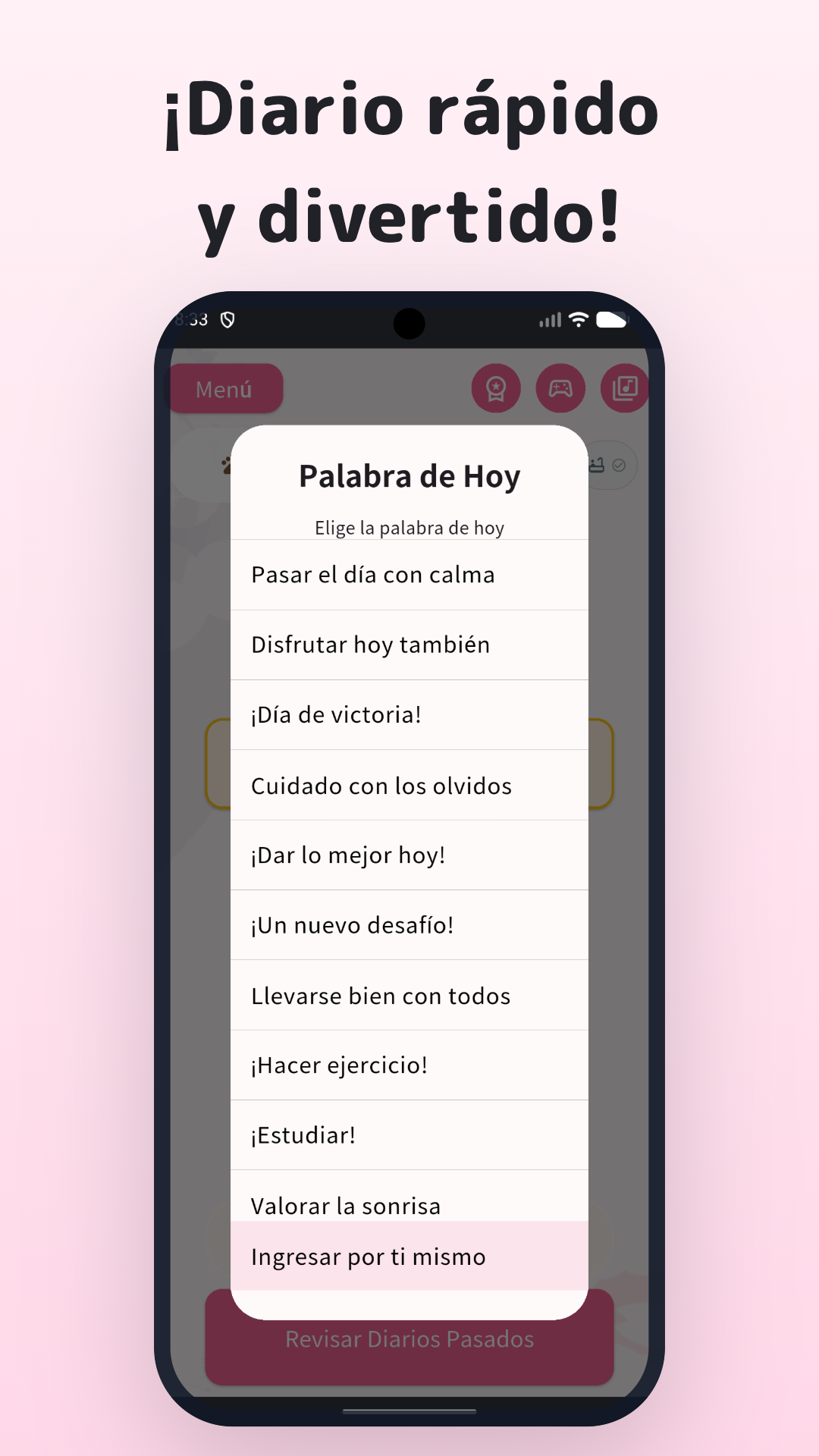 Diario Feliz screenshot 2