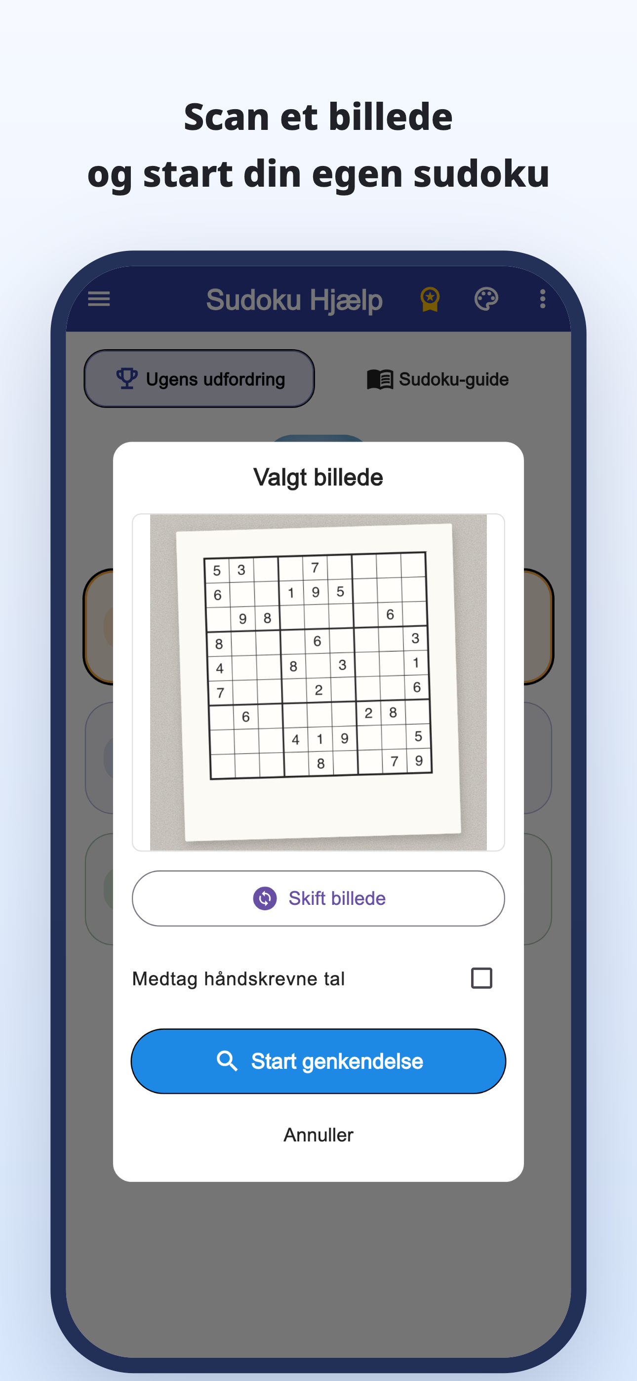 Læs fra et billede