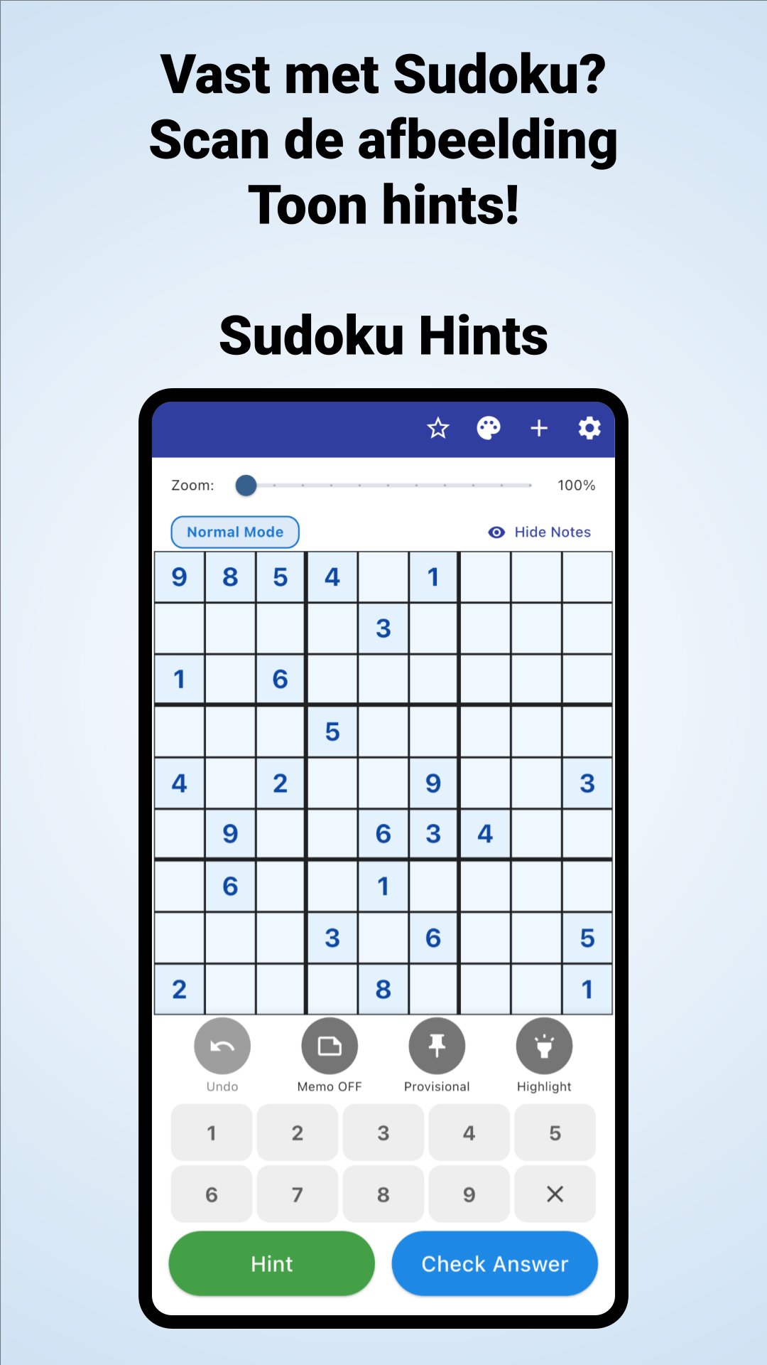 Schermafbeelding 1 van Sudoku Hint