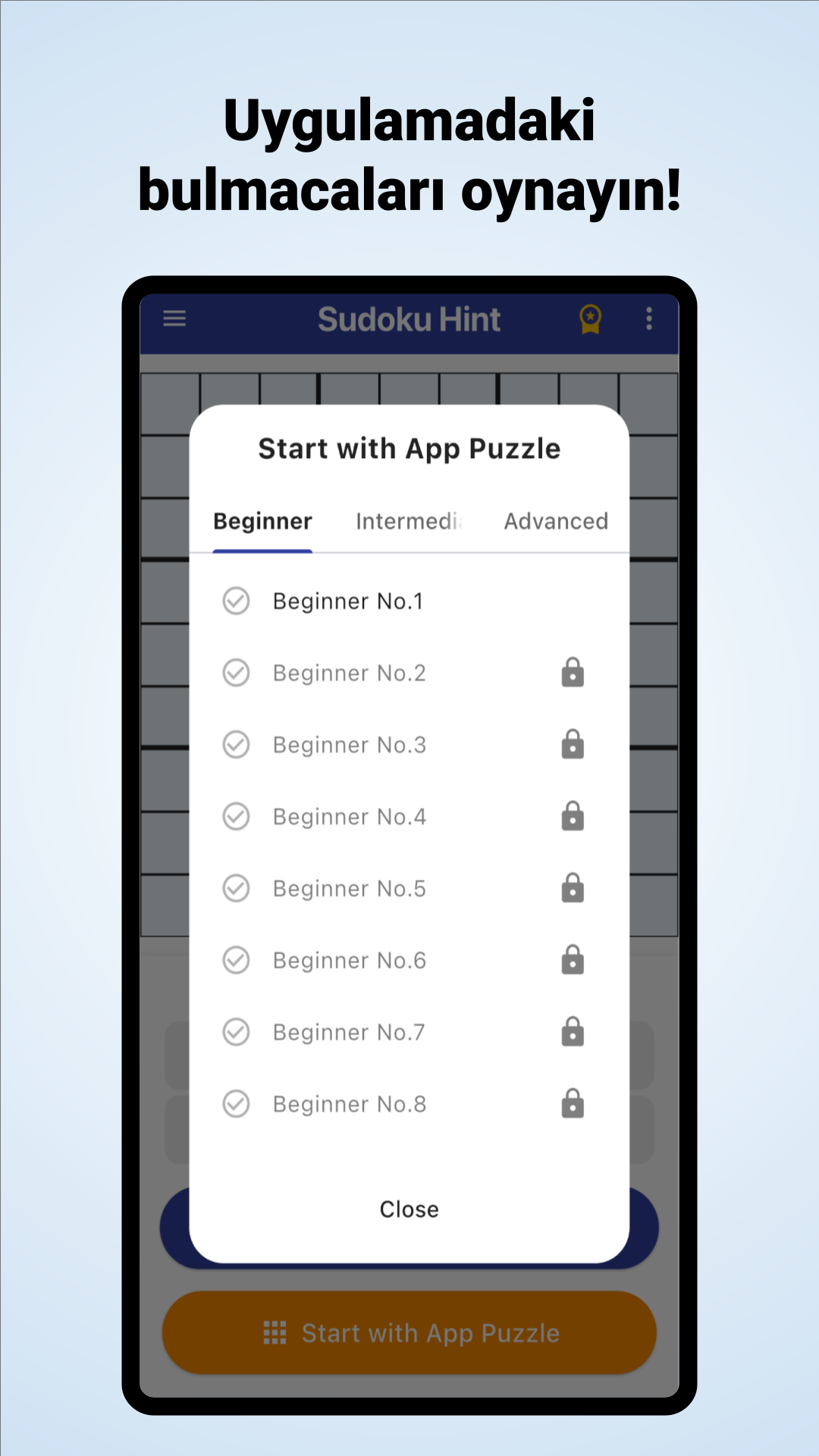 Sudoku İpucu ekran görüntüsü 5