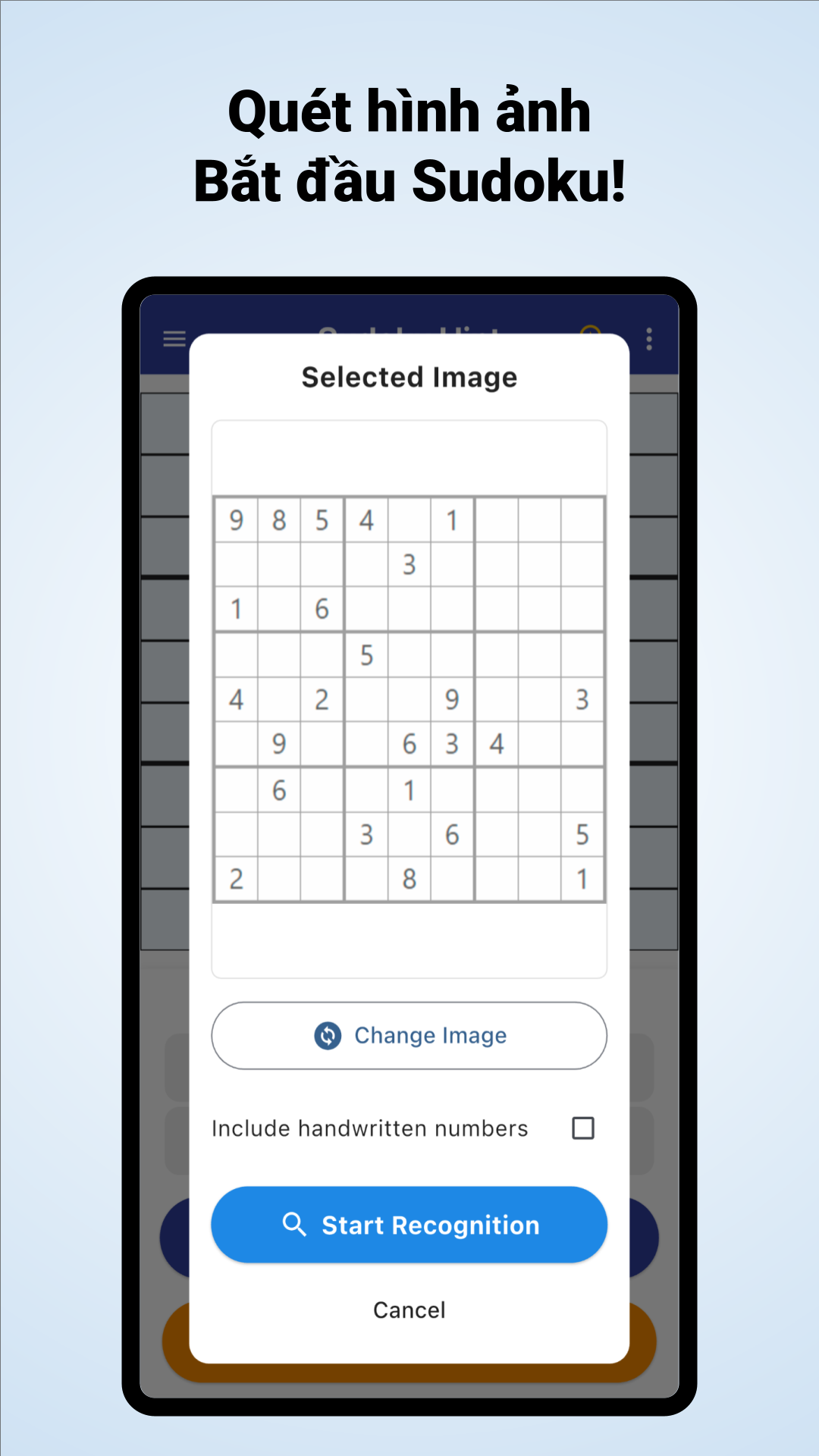 Ảnh chụp màn hình Gợi ý Sudoku 2